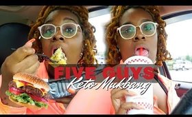 FIVE GUYS KETO MUKBANG | I TOOK MY GACE ENGLISH TEST