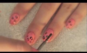 ♥ Leopard Print Nail Design | Tutorial !