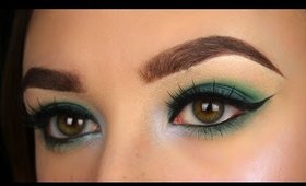 Dark Green Holiday Makeup Look // Holiday Makeup Tutorial 2016