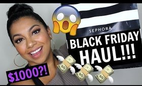 EPIC SEPHORA VIB SALE + BLACK FRIDAY HAUL!!! | MissBeautyAdikt