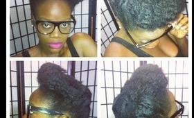 NATURAL HAIR 4C UPDO #2 OF 3 PART STYLE SERIES