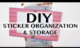 Sticker Organization and Storage + How To