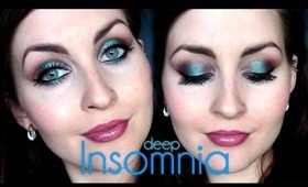 Deep Insomnia: Blue Brown Makeup