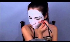 Vampire Geisha Halloween Make up