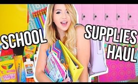 Back to School: Supplies Haul + Organization Tips!