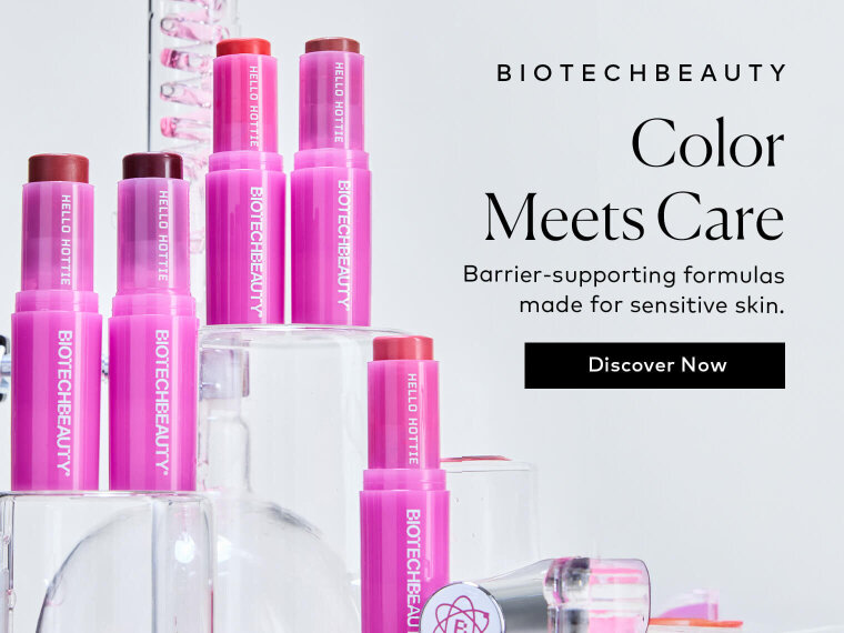 Most makeup clocks out after application. BiotechBeauty keeps working. Shop them now on Beautylish.com