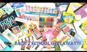 BIGGEST BACK TO SCHOOL GIVEAWAY EVER!!!!