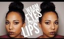 Warm  Eyes and Brown Lips | Ashley Bond Beauty