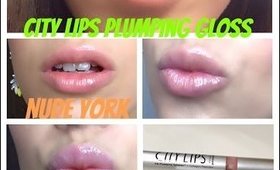 City Lips Plumping Gloss Giveaway + Review