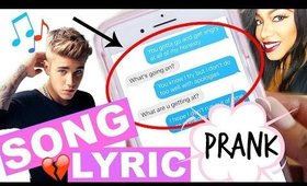 Song Lyric PRANK On My EX Boyfriend Gone WRONG | A Week In My Life