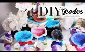 DIY Sparkly Geode Crystals w/ Polymer Clay | ANNEORSHINE