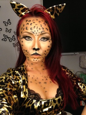 First time trying out being a leopard 