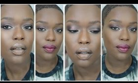 Drugstore HOLIDAY Makeup | Purle eyes Pink Lips