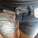 DIY cute lace shorts ^.^