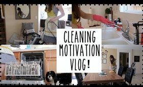 POWER HOUR CLEAN WITH ME! VLOG STYLE! SPEED CLEANING MOTIVATION!