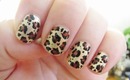 How to Do Leopard Print on Your Nails Freehand