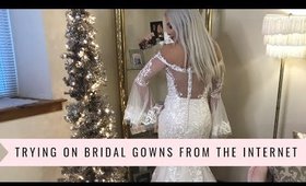 TRYING ON INTERNET WEDDING GOWNS  + Why I Left Bridal