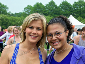 The Jr. Masala and Alison Sweeney (Days of Our Lives/Biggest Loser).  Self Workout in the Park-Chicago 2011