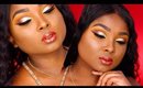 Sunset cut crease - Glossy holographic lips - Full Face makeup tutorial - Queenii Rozenblad