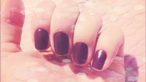 dark nails!!! Love it!!