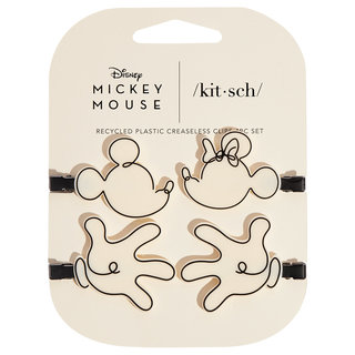 Kitsch Kitsch & Mickey and Minnie Recycled Plastic Creaseless Clips