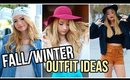 Fall/ Winter Outfit Ideas for School