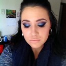 Makeup of The Day- Blue Smokey Eye