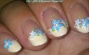 (EASYNAIL) SJM's Easy Summer Flowery French Manicure