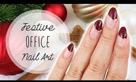 Festive Office Nails | Christmas 2015 ♡