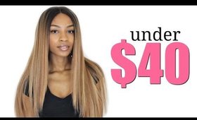 Blonde Straight Synthetic Wig under $50►  Model Model Sylvie TSTAFFY