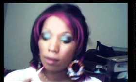Blueberry pie eye tutorial