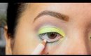 Maquillaje en Verde lima (Paleta de sombras Amuse - low cost) - Kathy Gámez