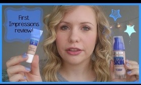 First Impressions Maybelline Superstay Better Skin Foundation and Concealer Review