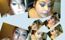 make up of the day 3 blues marykay eyeshadows