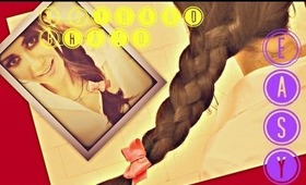 ★ HOW TO: FOUR {4} STRAND BRAID PLAIT HAIRSTYLE {SELF} FOR SHORT MEDIUM LONG HAIR TUTORIAL PEINADO