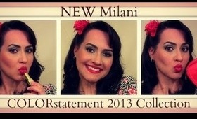 NEW Milani COLORstatement Lipsticks & Lipliners Review