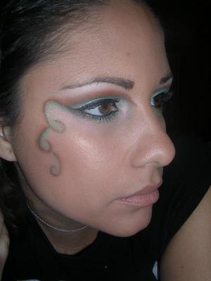 Boredom...time to draw on my face!