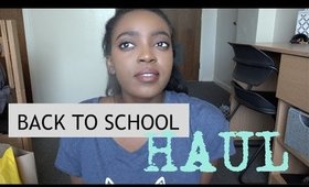 Back To School Haul | 2015