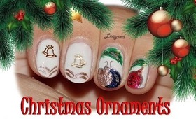 Christmas Ornaments (for short nails) - Day 5