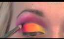 Electro Candy Rave Makeup EDC