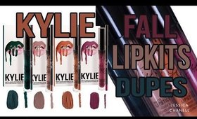 NEW KYLIE FALL LIPKITS DUPES | AFFORDABLE | Jessica Chanell