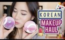 KOREAN MAKEUP HAUL - Affordable Korean Drugstore Makeup!