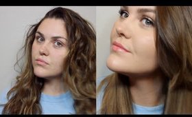 GRWM!! Hair + Josie Maran Coconut Watercolor Eyeshadow!!