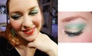 Tutorial MAKEUP Verde-Oro-Glitter