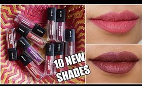 *NEW SHADES* SUGAR SMUDGE ME NOT LIQUID LIPSTICK | SWATCHES & COMPARISONS | Stacey Castanha