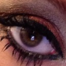 bronze red smoke eye