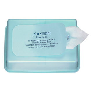 Shiseido Pureness Refreshing Cleansing Sheets Oil-Free Alcohol-Free
