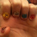 emoticon nails