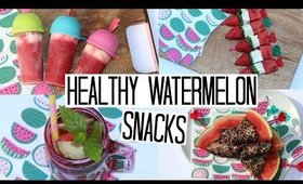 Healthy Watermelon Drink, Popsicles & Nibbles - Pinterest Inspired!