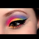 Rainbow makeup 